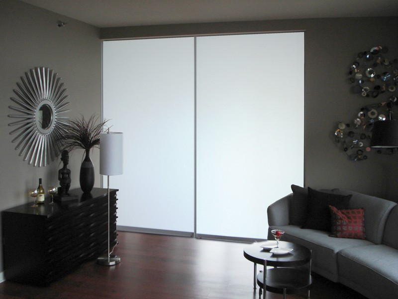 Living Room Sliding Glass and Architectural Entry Swing Doors