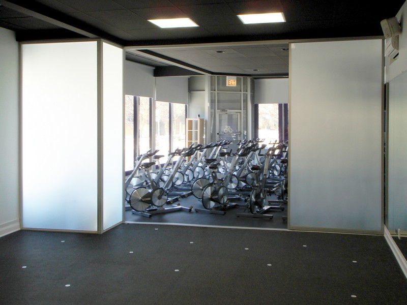 Fitness Center and Spa Sliding Glass and Architectural Entry Swing Doors