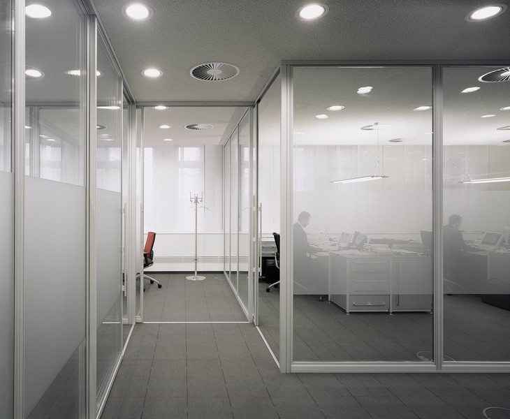 Sliding Glass Office Partitions