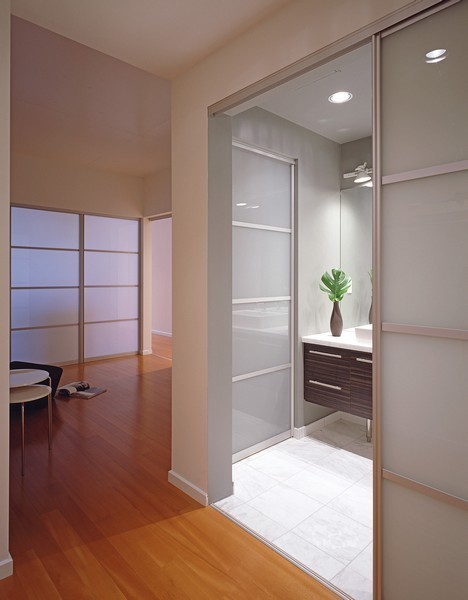Bathroom Sliding Glass and Architectural Entry Swing Doors